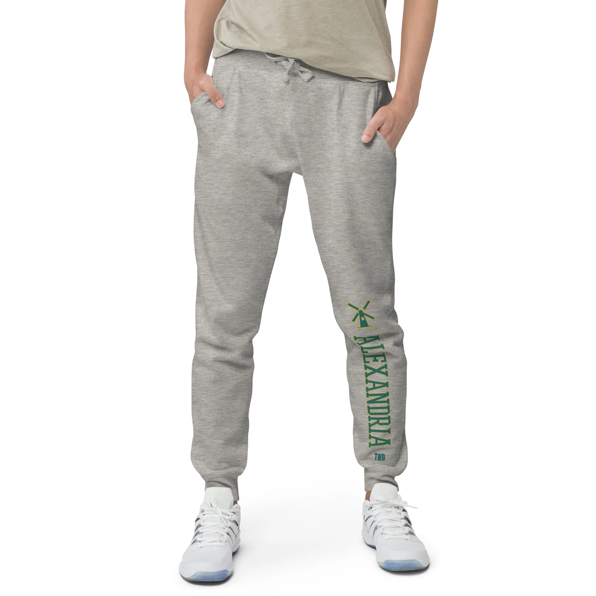 The Walking Dead Alexandria Collegiate Unisex Fleece Sweatpants - Image 3