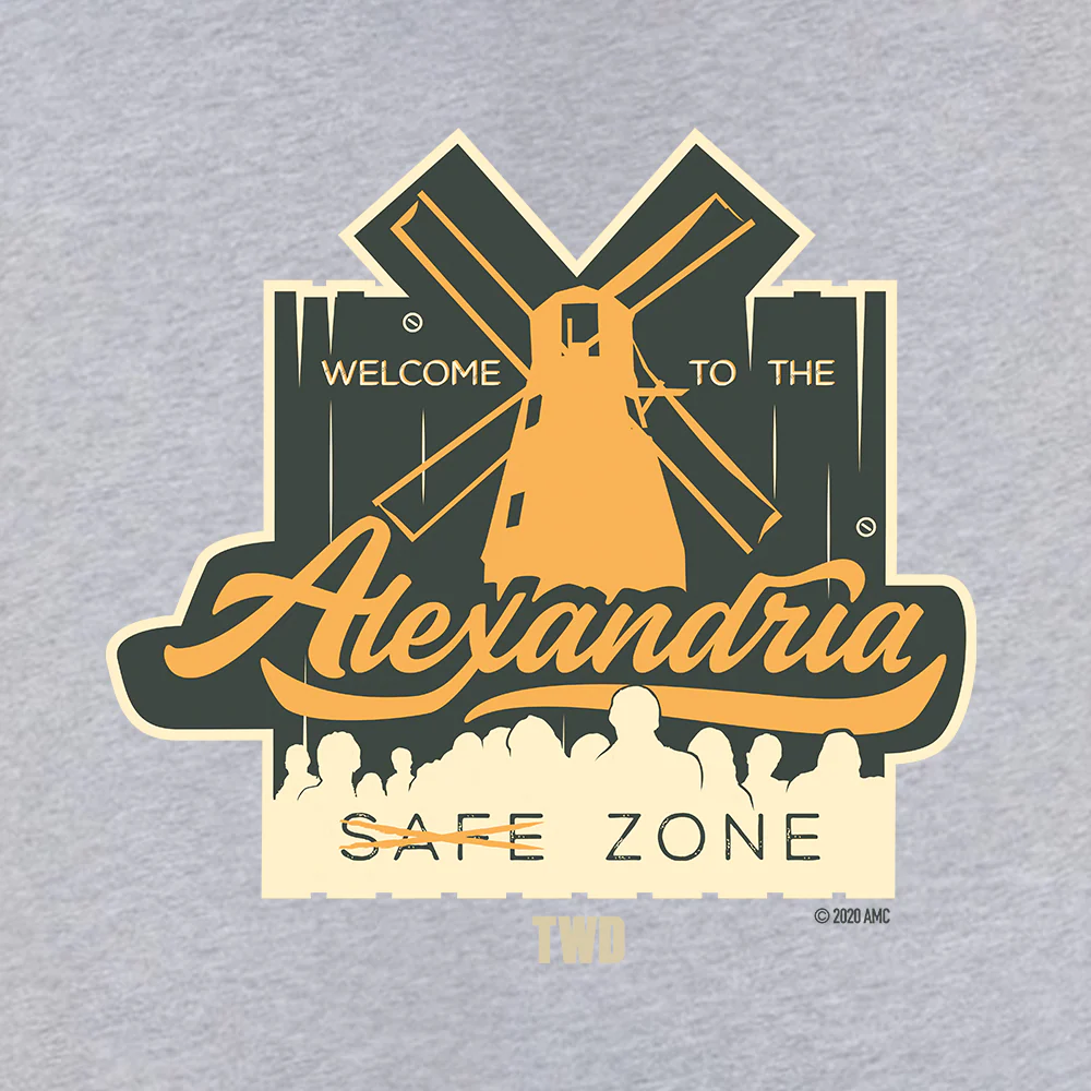 The Walking Dead Alexandria Fleece Zip-Up Hooded Sweatshirt - Image 2