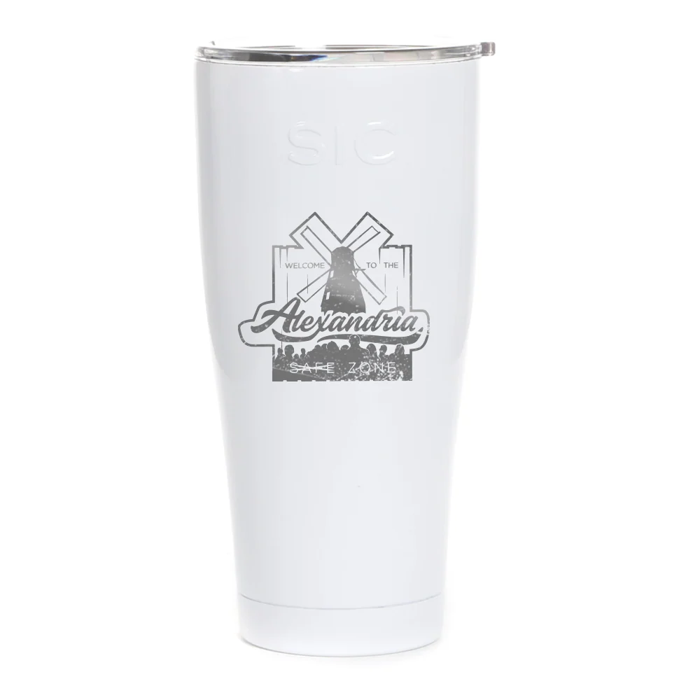 The Walking Dead Alexandria Laser Engraved SIC Tumbler - Image 3