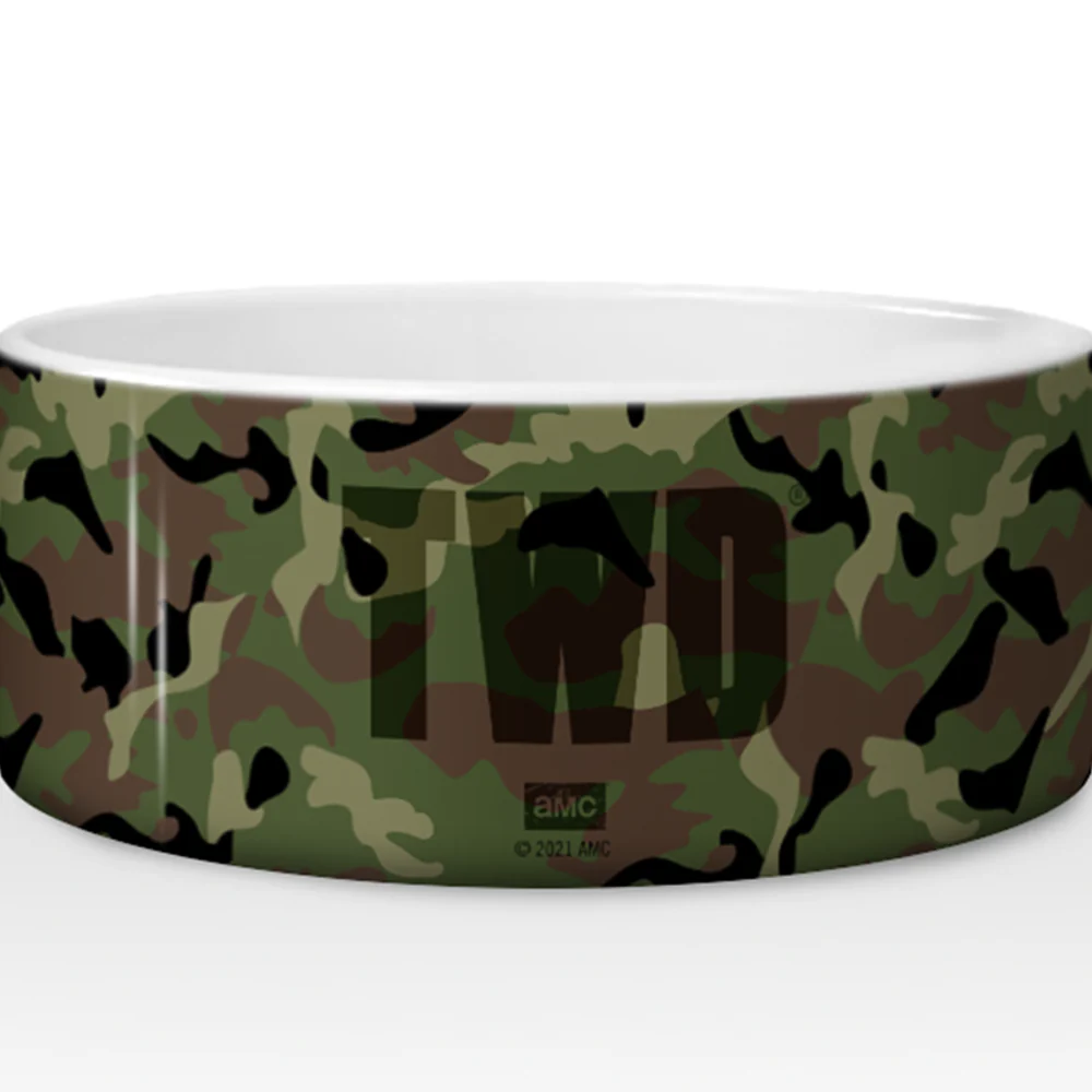 The Walking Dead Camo Logo Pet Bowl - Image 2
