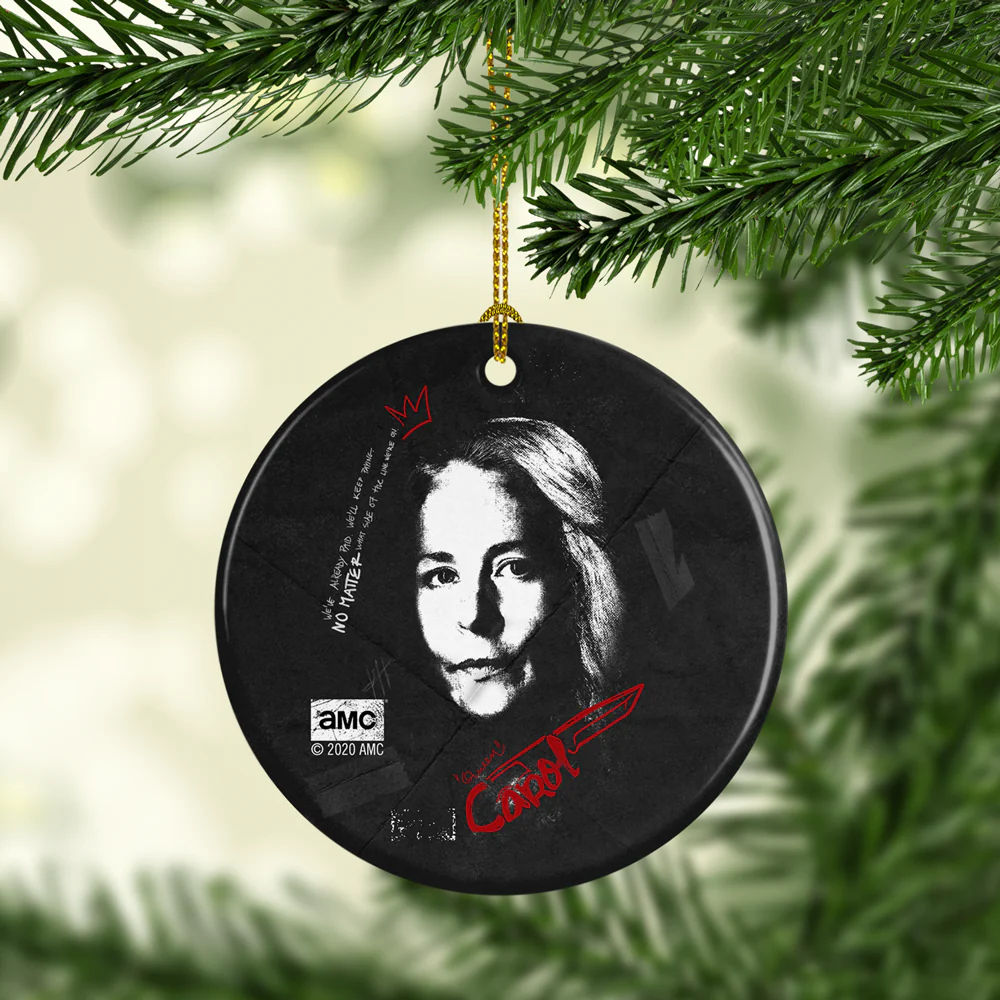 The Walking Dead Carol Graffiti Double-Sided Ornament - Image 2