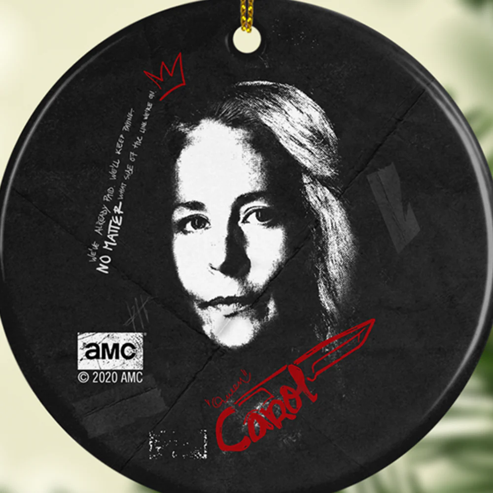 The Walking Dead Carol Graffiti Double-Sided Ornament - Image 3