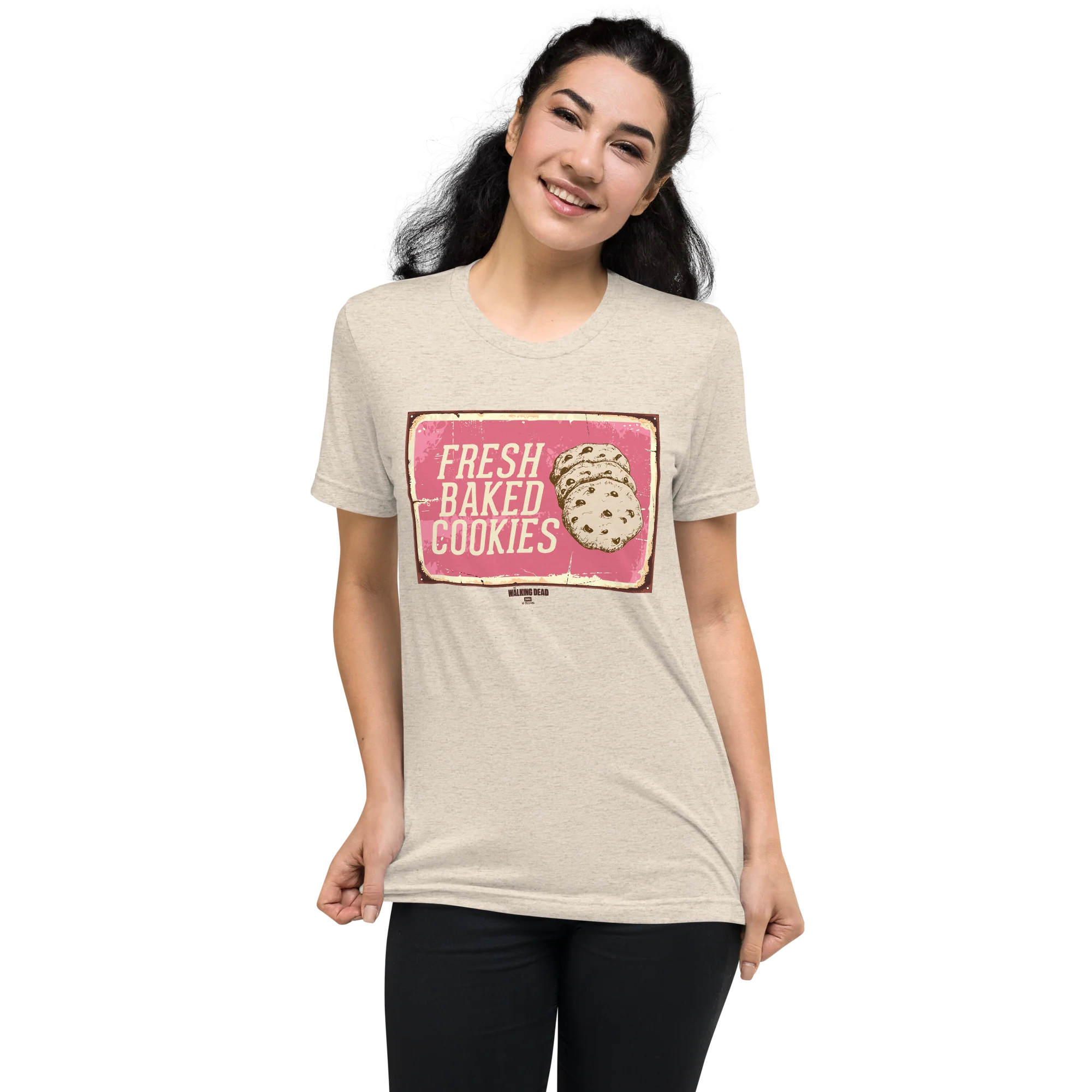 The Walking Dead Carol's Bakery Adult Tri-Blend T-Shirt - Image 2