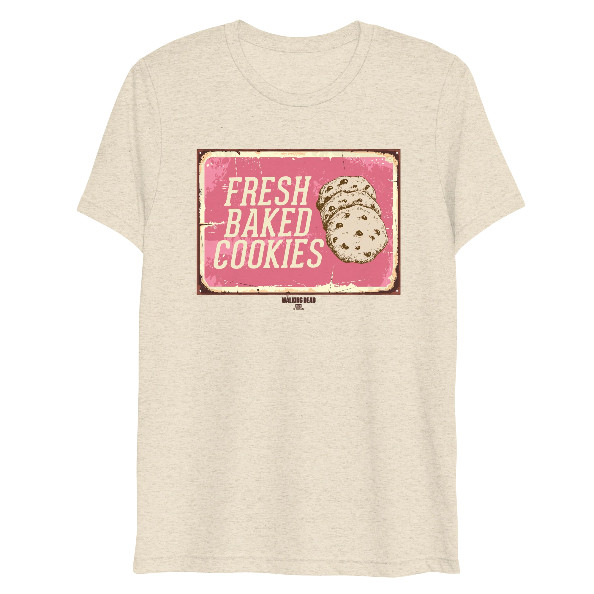 The Walking Dead Carol's Bakery Adult Tri-Blend T-Shirt - Image 3