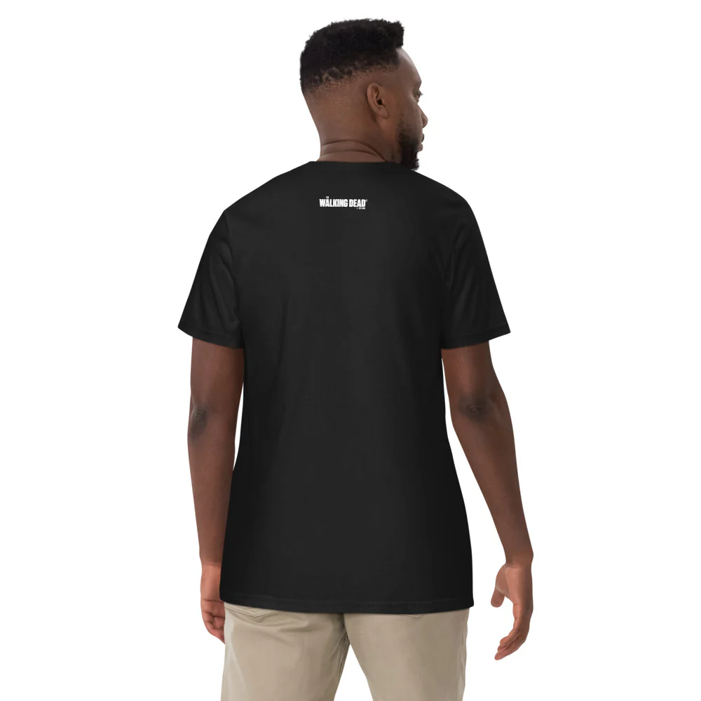 The Walking Dead Comfort Colors T-Shirt 15th Anniversary 'Officer Friendly' Badge - Image 7