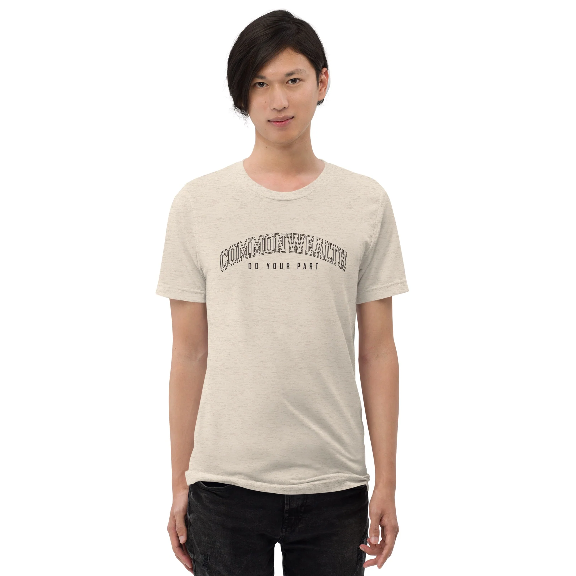 The Walking Dead Commonwealth Collegiate Adult Tri-Blend T-Shirt - Image 4