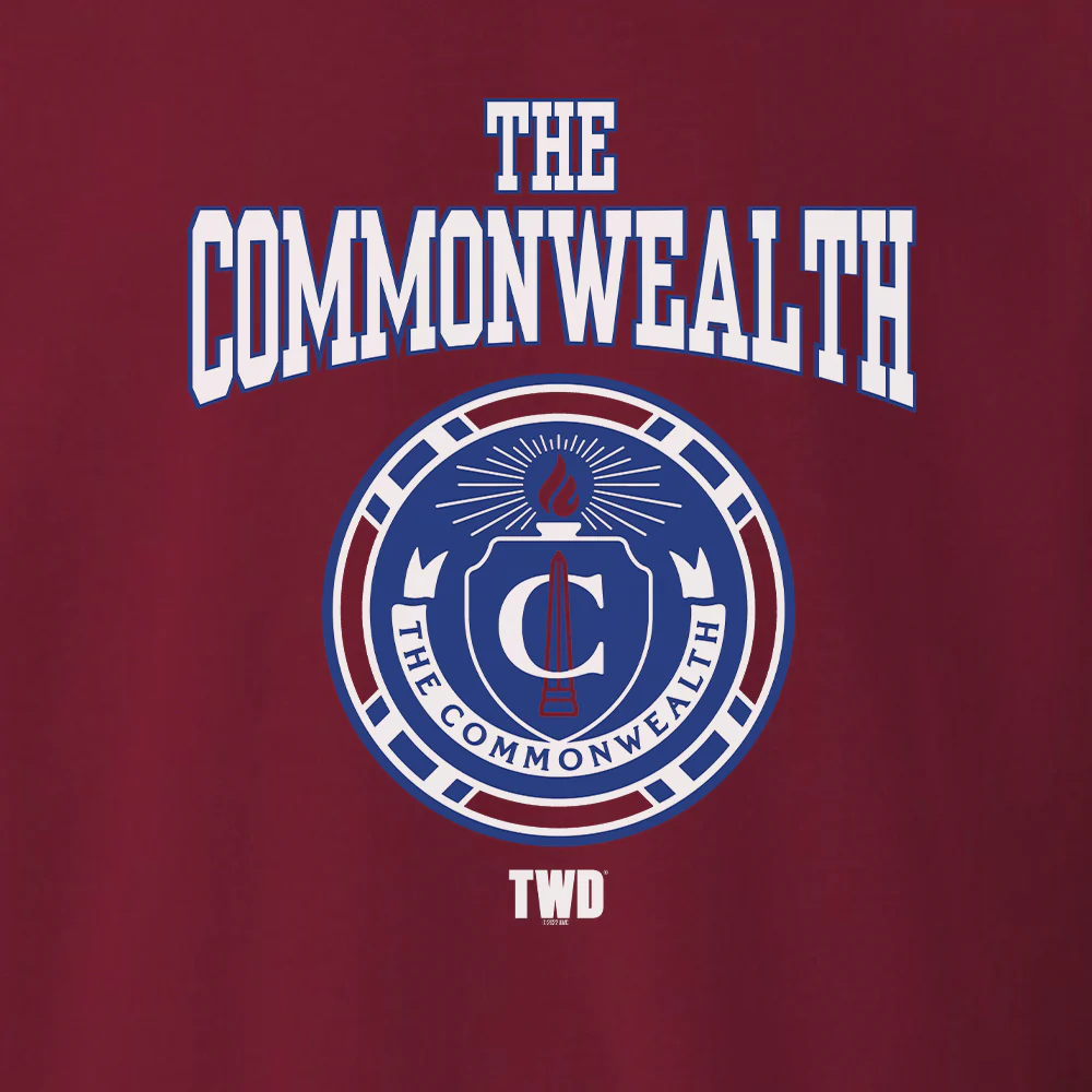 The Walking Dead Commonwealth Collegiate Fleece Crewneck Sweatshirt - Image 2