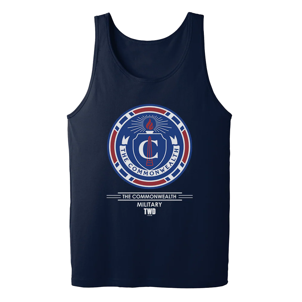 The Walking Dead Commonwealth Military Adult Tank Top