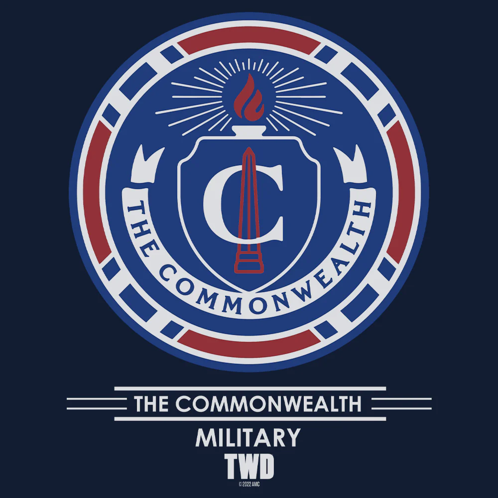 The Walking Dead Commonwealth Military Adult Tank Top - Image 2