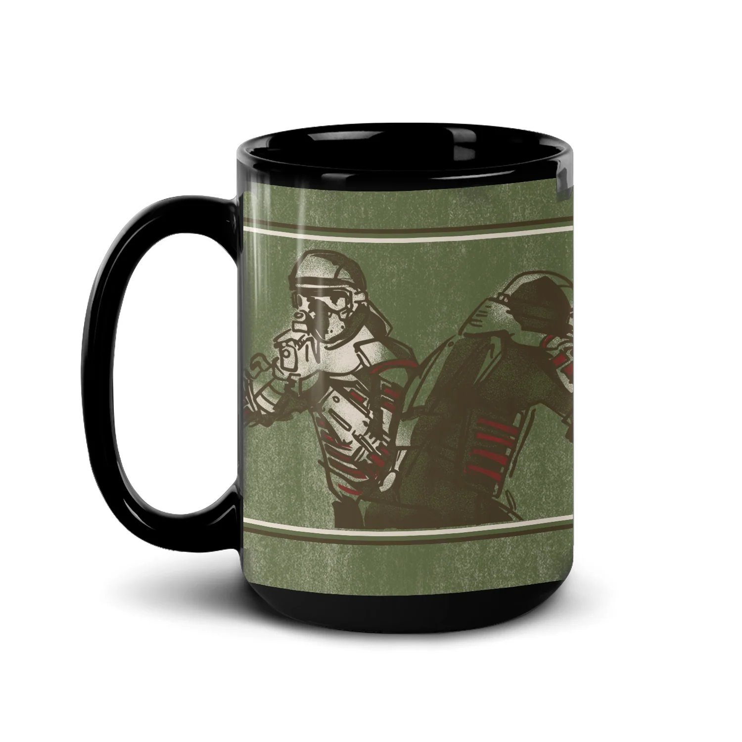 The Walking Dead Commonwealth Poster Black Mug - Image 5