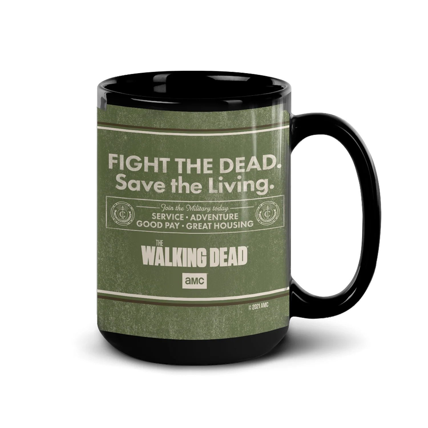 The Walking Dead Commonwealth Poster Black Mug - Image 6