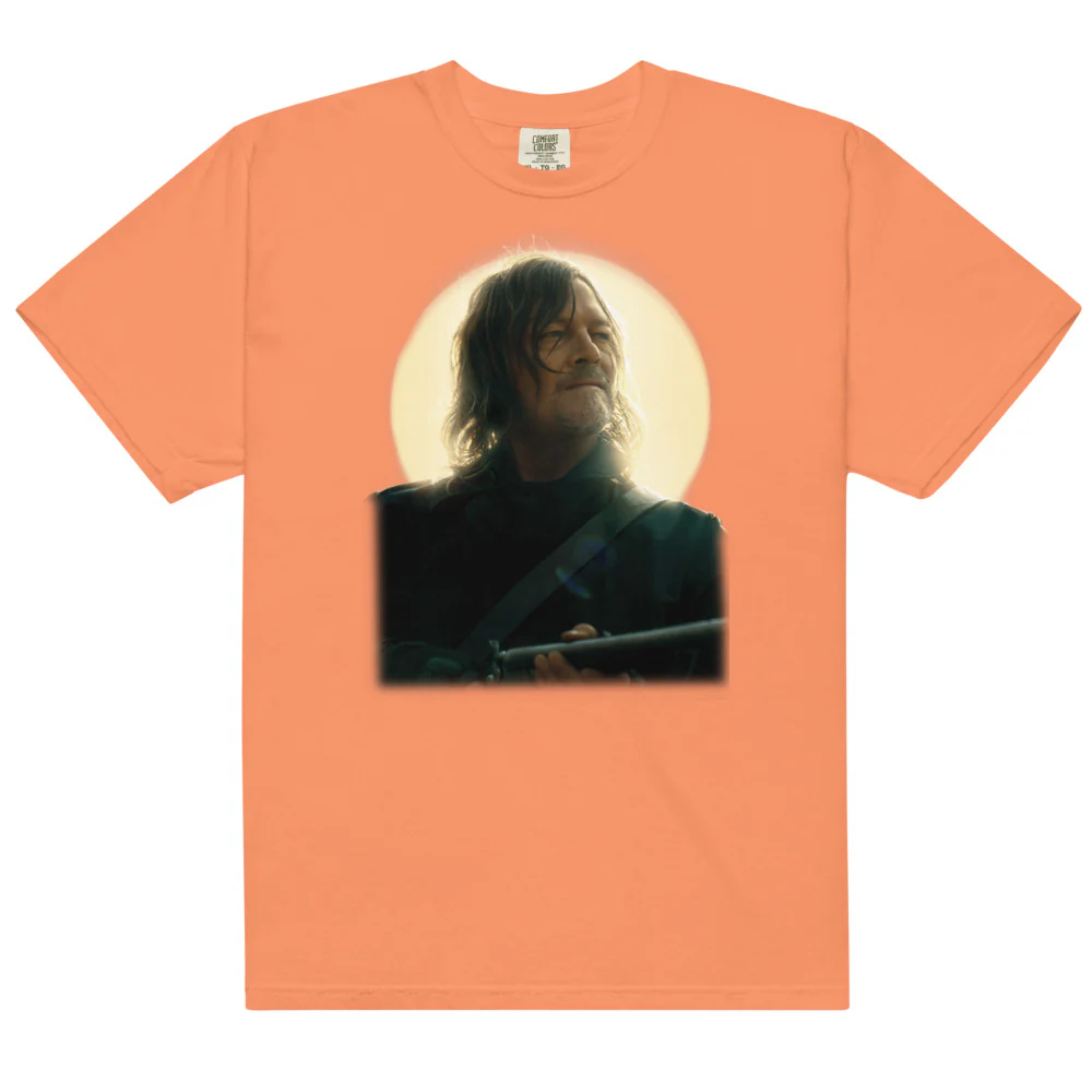 The Walking Dead: Daryl Dixon Daryl Portrait Comfort Colors T-Shirt - Image 4