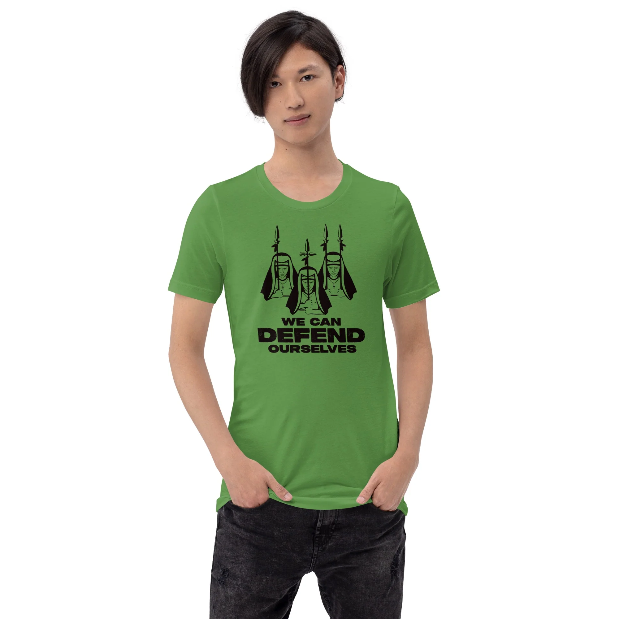 The Walking Dead Daryl Dixon Fighting Nuns Adult T-shirt - Image 3
