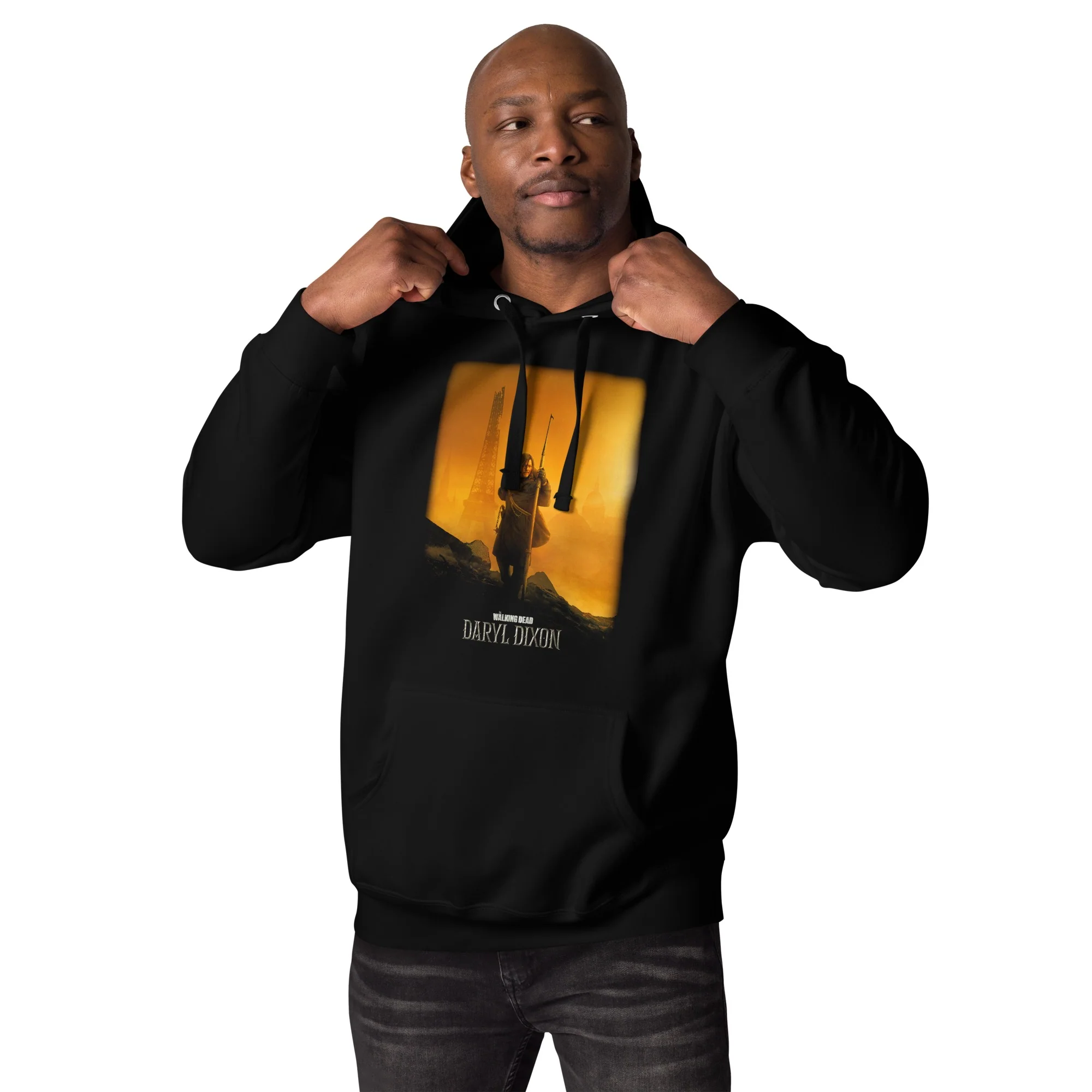 The Walking Dead Daryl Dixon Key Art Adult Hoodie - Image 3