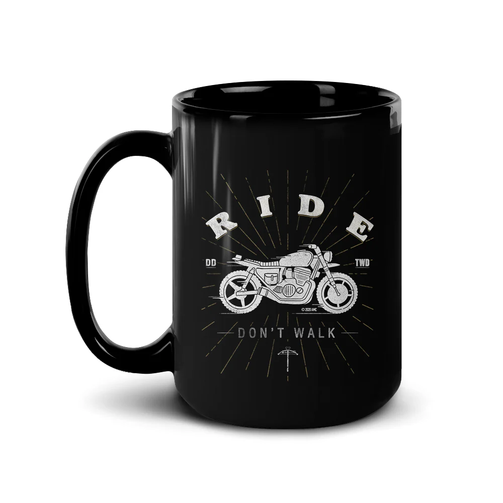 The Walking Dead Daryl Ride Don't Walk Black Mug - Image 3
