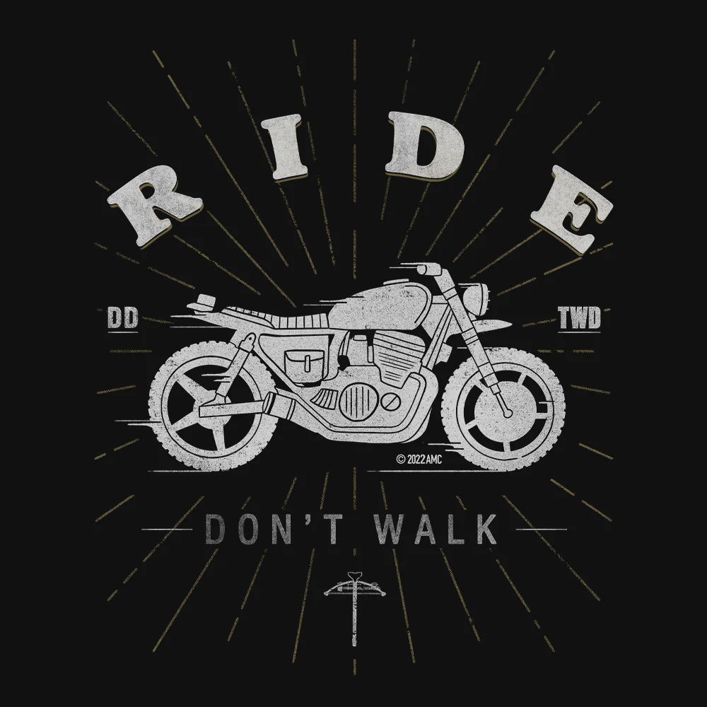The Walking Dead Daryl Ride Don't Walk Women's Short Sleeve T-Shirt - Image 2