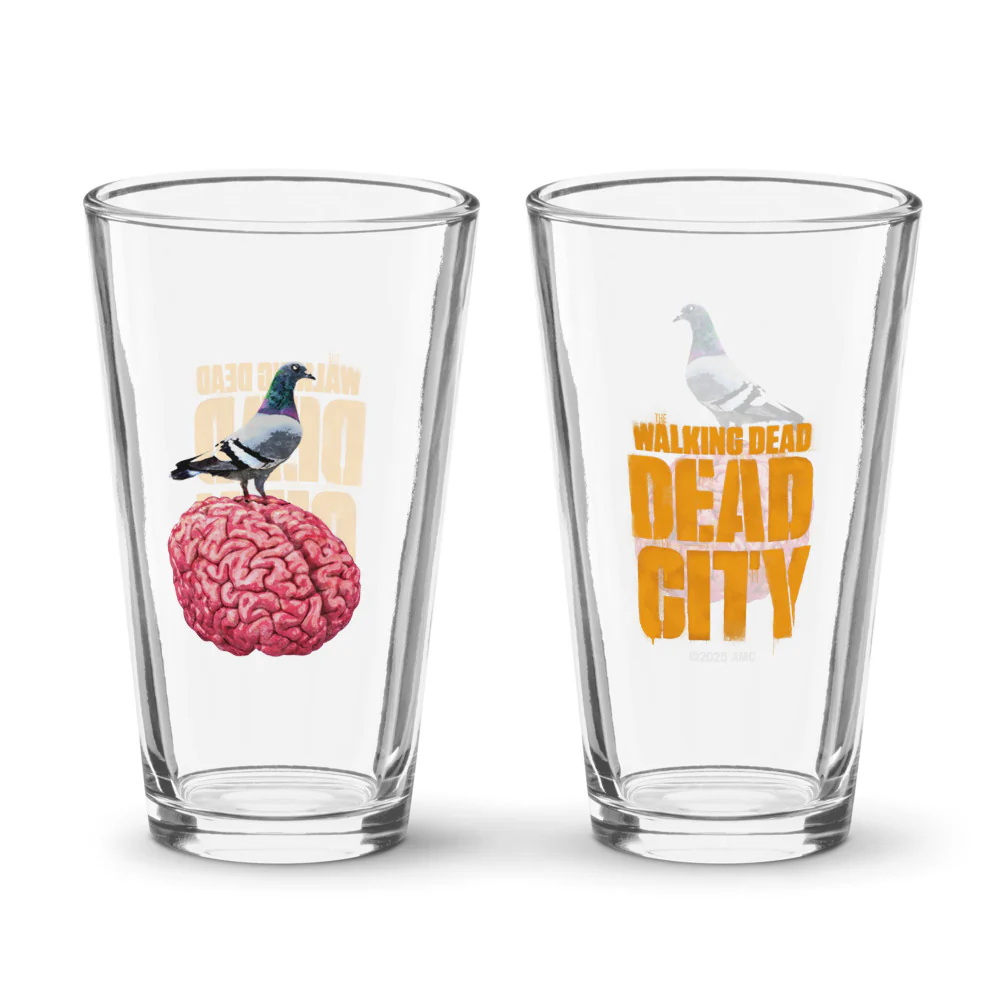The Walking Dead: Dead City Bird Brain Souvenir Shaker Pint Glass - Image 3