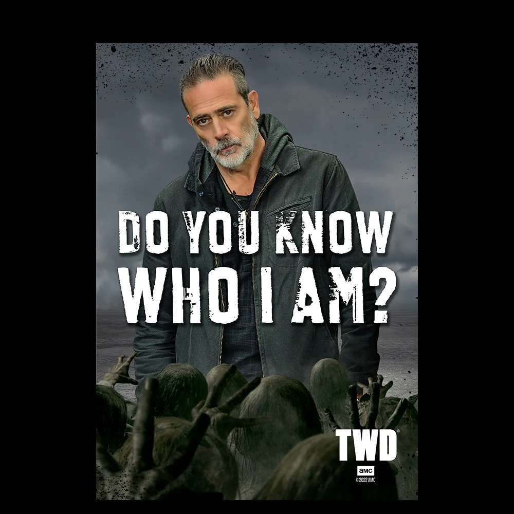 The Walking Dead Do You Know Quote Adult Tri-Blend T-Shirt - Image 2