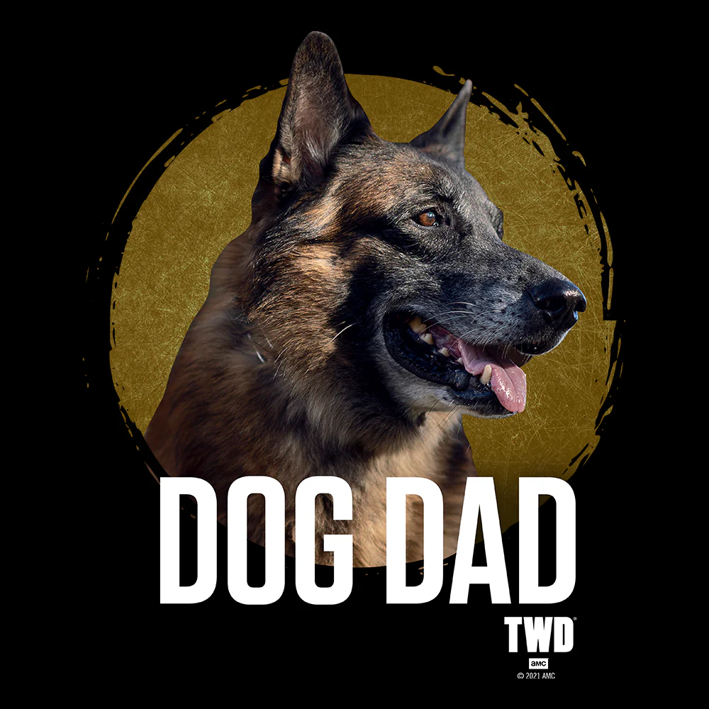 The Walking Dead Dog Dad Adult Short Sleeve T-Shirt - Image 2