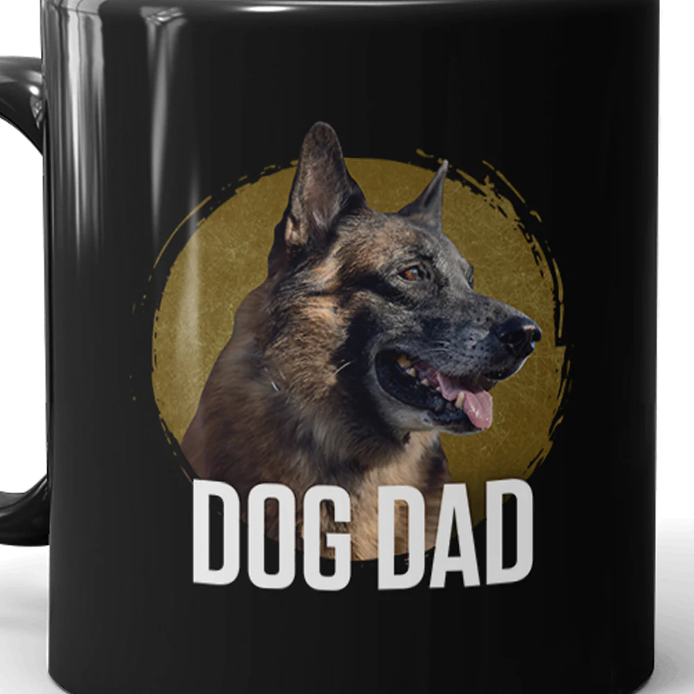 The Walking Dead Dog Dad Black Mug - Image 2