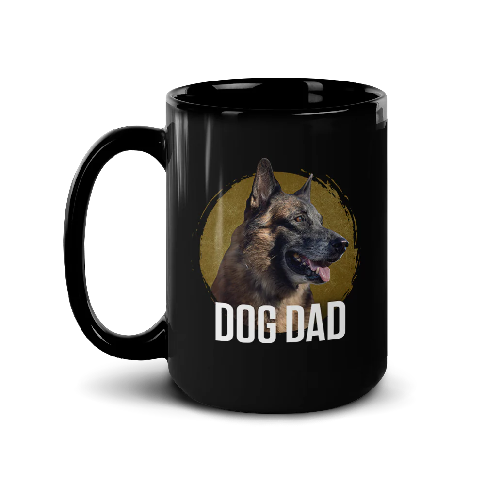 The Walking Dead Dog Dad Black Mug - Image 4