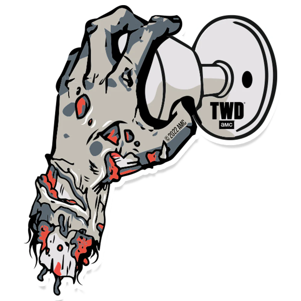 The Walking Dead Doorknob Removable Sticker - Image 2