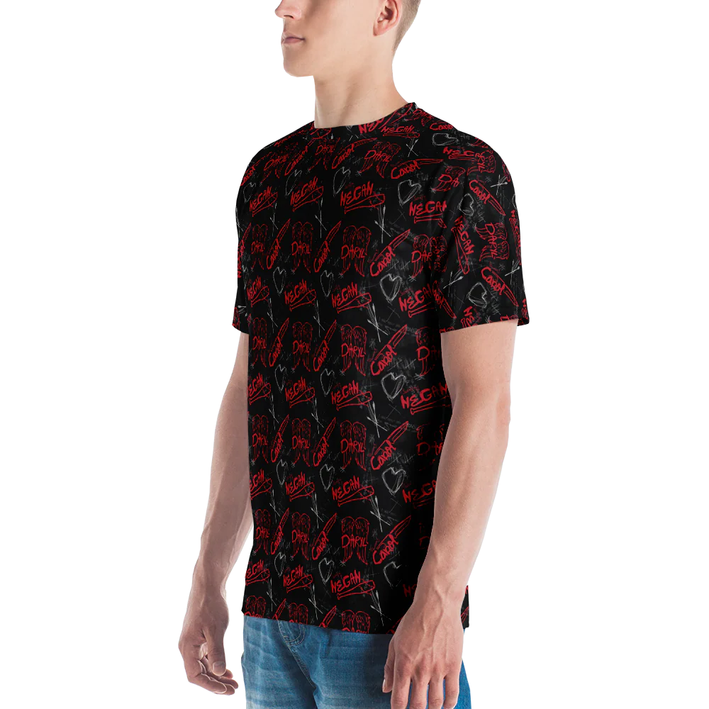 The Walking Dead Edge Adult All-Over Print T-Shirt - Image 5