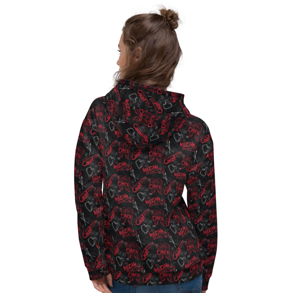 The Walking Dead Edge All-Over Print Adult Hooded Sweatshirt - Image 3