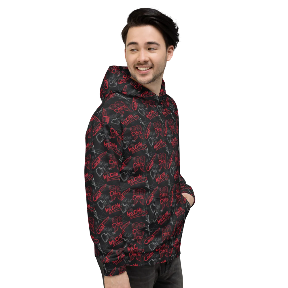 The Walking Dead Edge All-Over Print Adult Hooded Sweatshirt - Image 4