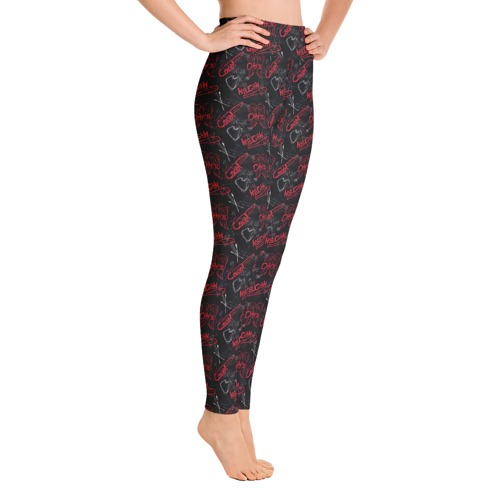 The Walking Dead Edge Women's All-Over Print Yoga Leggings - Image 3