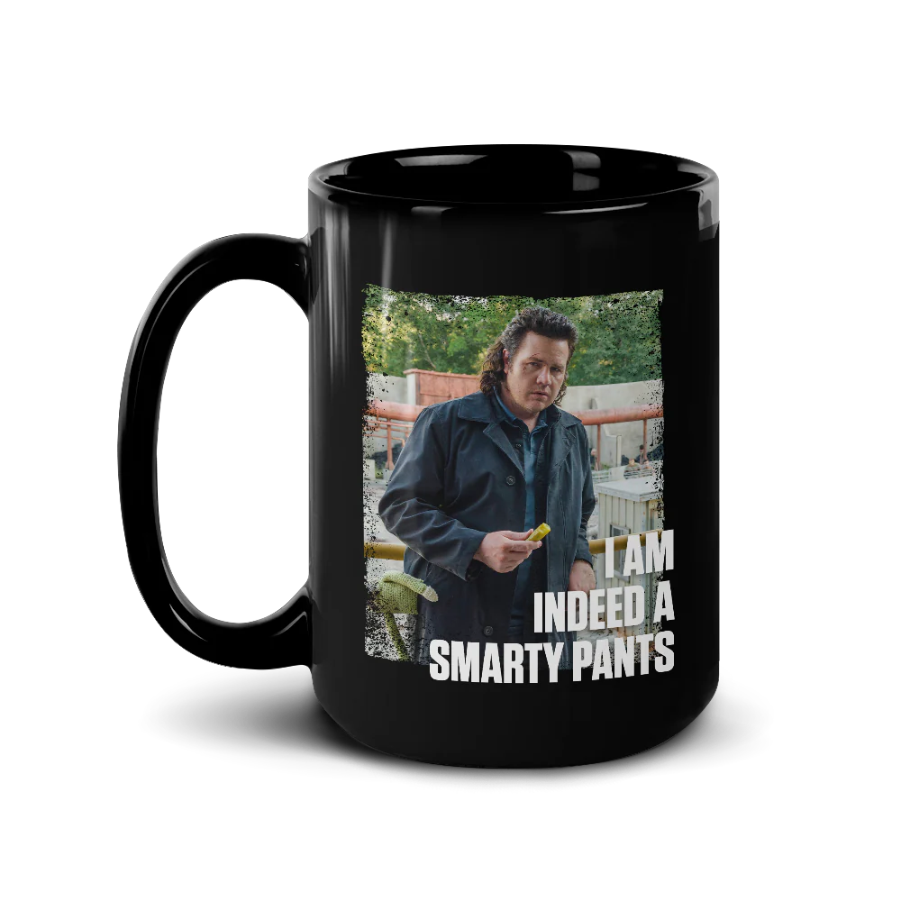 The Walking Dead Eugene Smarty Pants Black Mug
