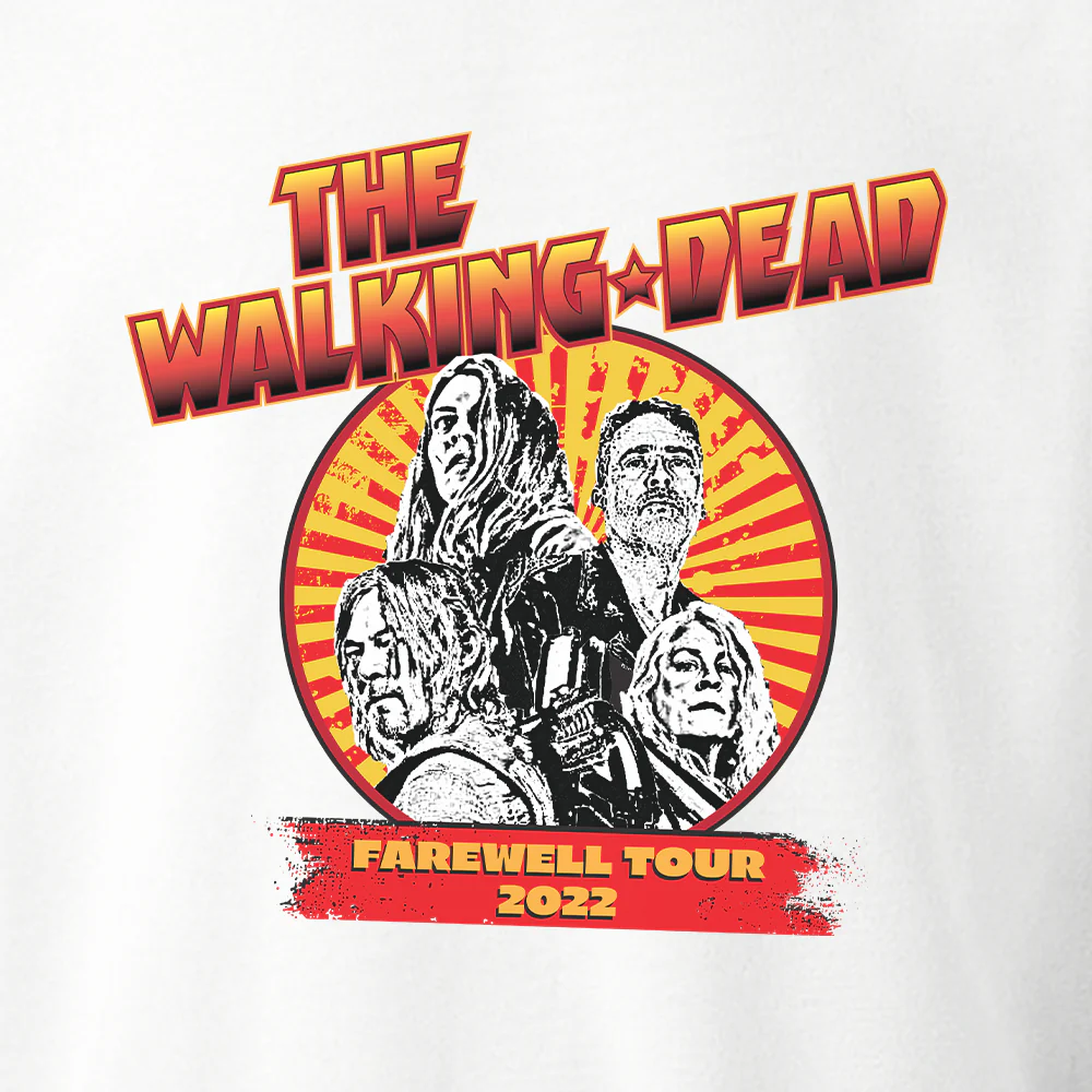 The Walking Dead Farewell Tour Band Fleece Crewneck Sweatshirt - Image 2