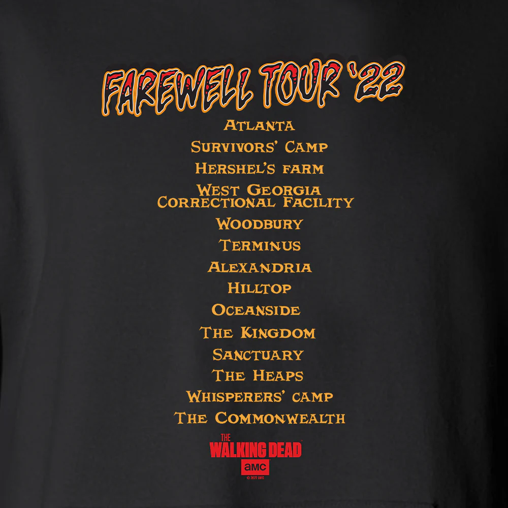 The Walking Dead Farewell Tour Walker Fleece Hooded Sweatshirt - Image 3