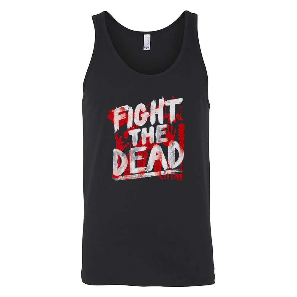 The Walking Dead Fight The Dead Adult Tank Top - Image 3