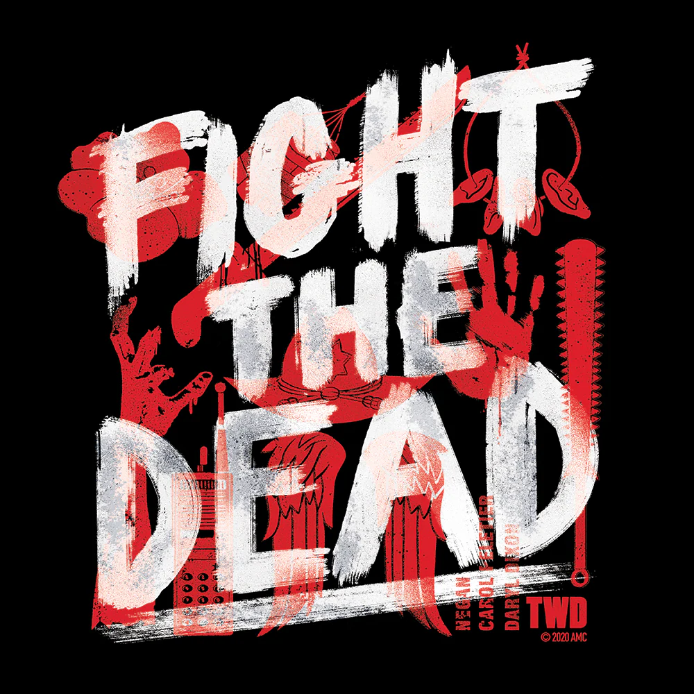The Walking Dead Fight The Dead Fleece Crewneck Sweatshirt - Image 2