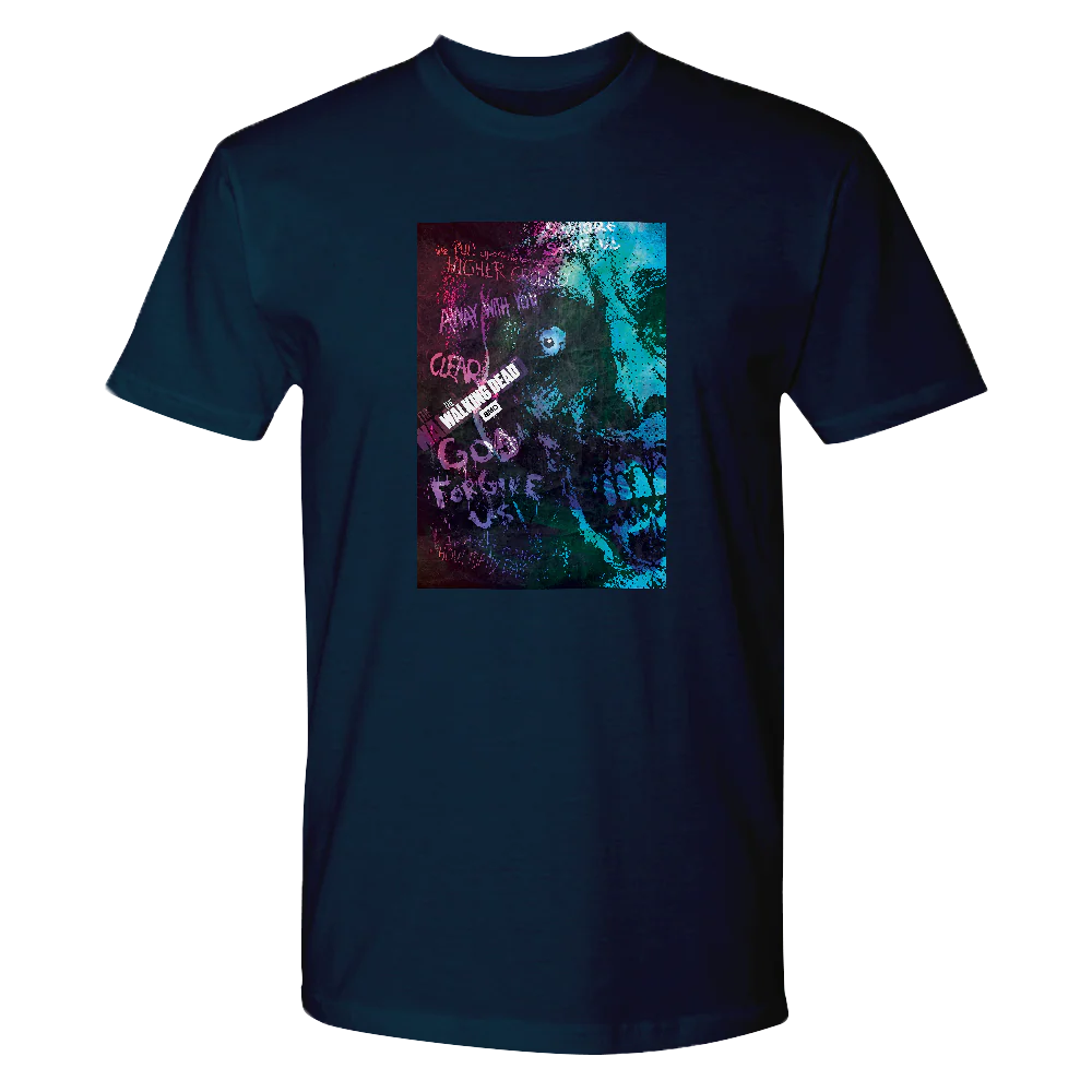 The Walking Dead Graffiti Walker Adult Short Sleeve T-Shirt