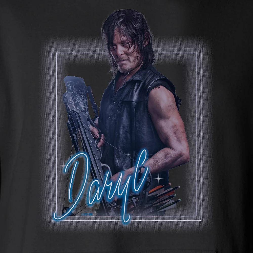 The Walking Dead Heartthrob Daryl Fleece Hooded Sweatshirt - Image 2