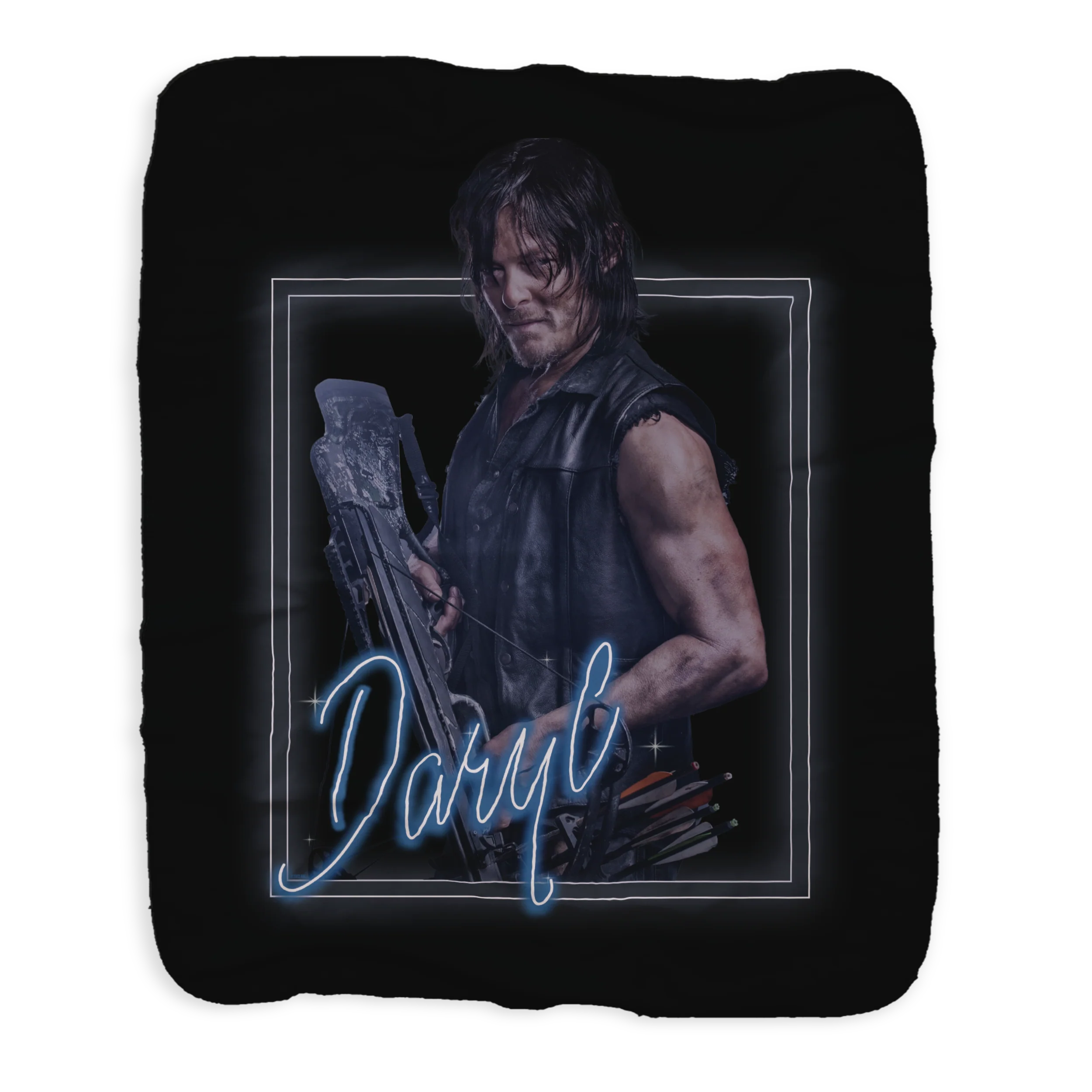 The Walking Dead Heartthrob Daryl Sherpa Blanket - Image 2