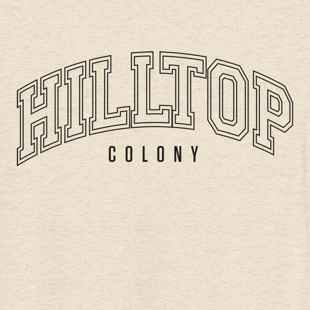 The Walking Dead Hilltop Collegiate Adult Tri-Blend T-Shirt - Image 2