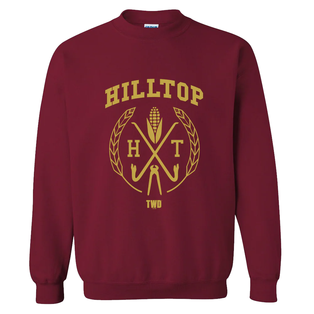 The Walking Dead Hilltop Collegiate Fleece Crewneck Sweatshirt