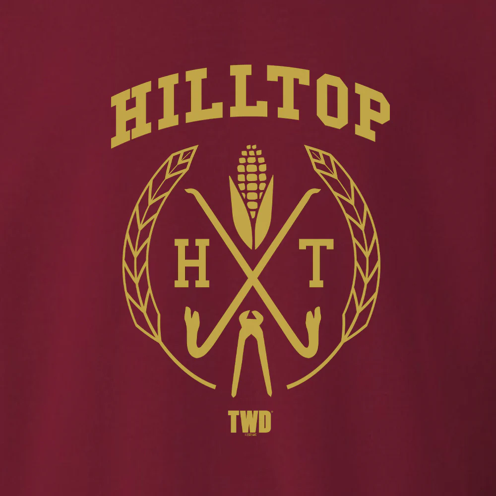The Walking Dead Hilltop Collegiate Fleece Crewneck Sweatshirt - Image 2