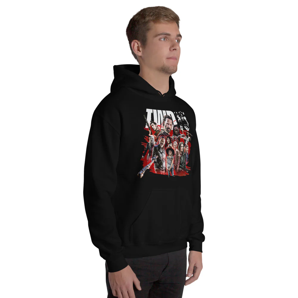 The Walking Dead Hoodie 15th Anniversary Character Mashup - Image 8