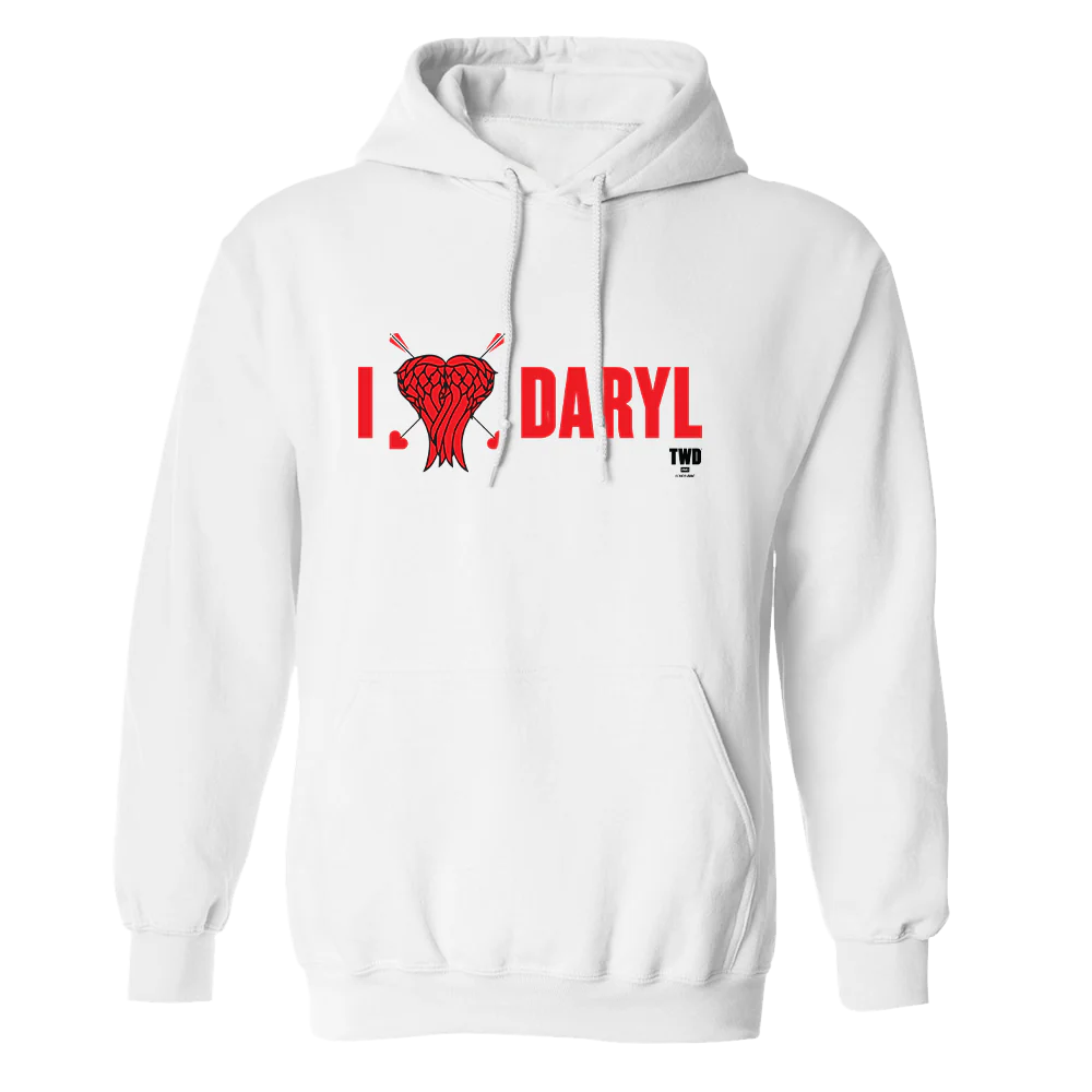 The Walking Dead I Heart Daryl Fleece Hooded Sweatshirt