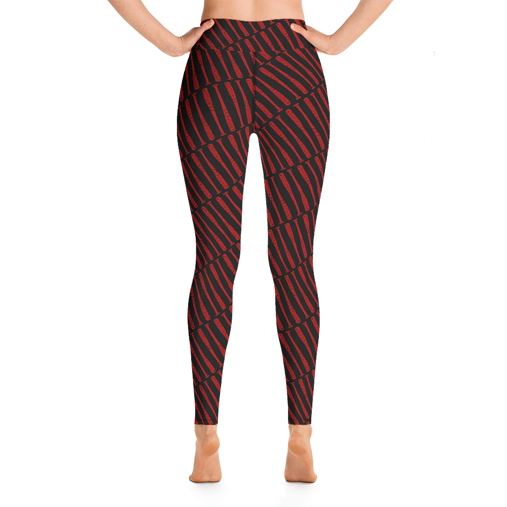 The Walking Dead Lucille Bat Yoga Leggings - Image 4