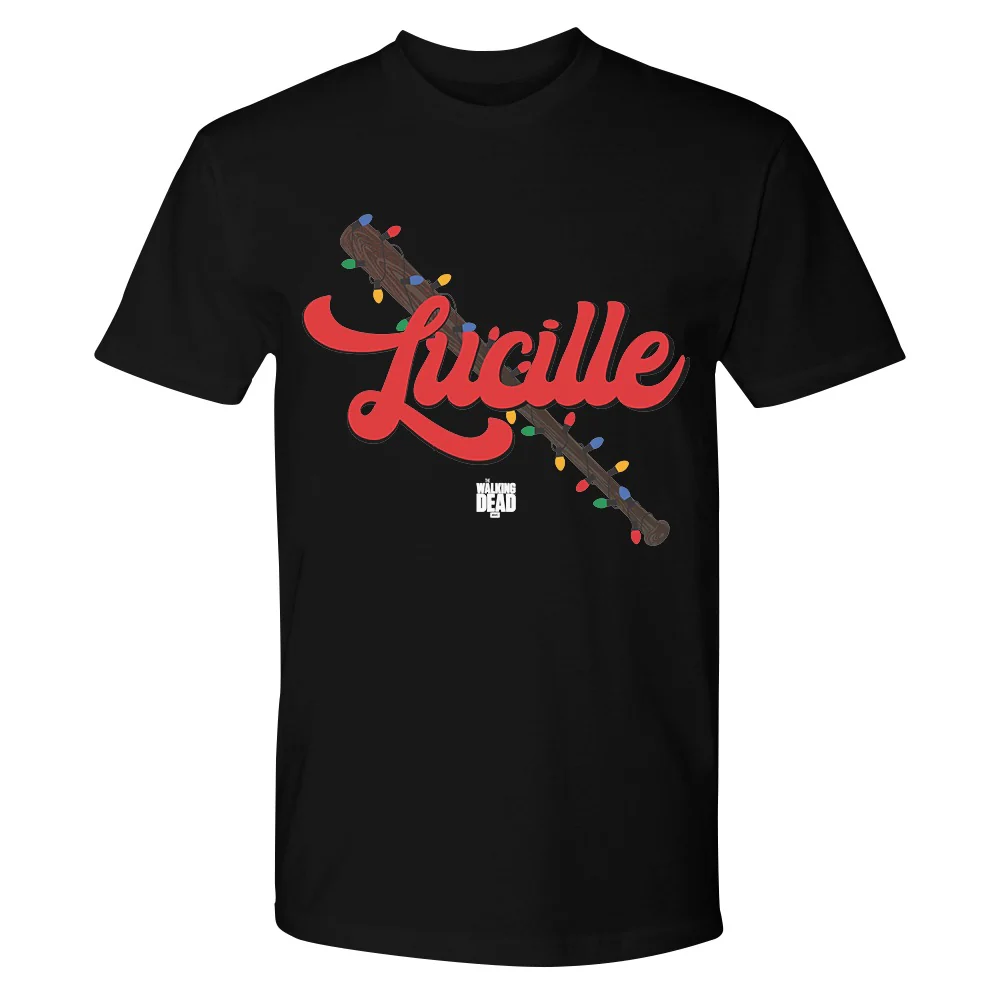 The Walking Dead Lucille Christmas Bat Adult Short Sleeve T-Shirt - Image 3