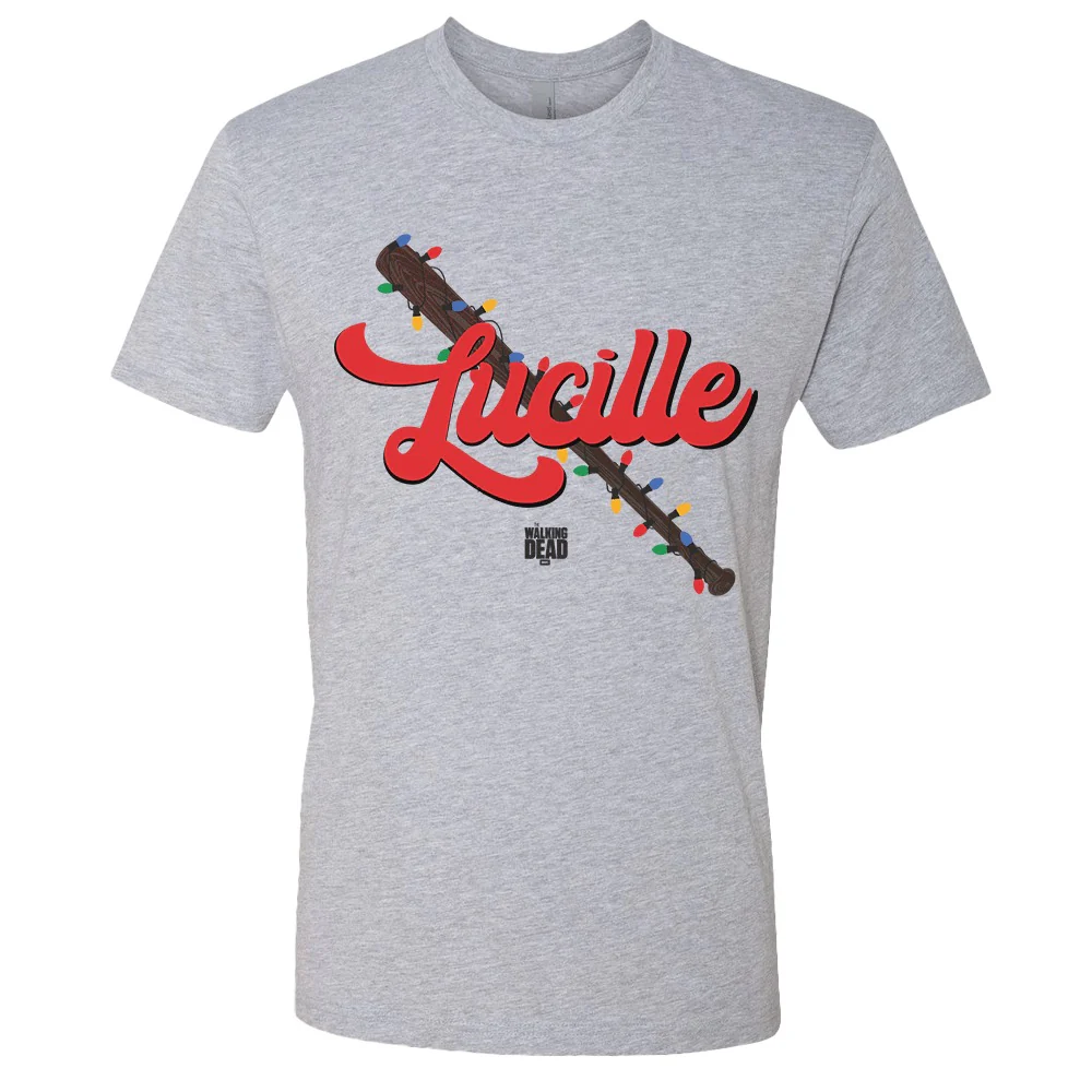 The Walking Dead Lucille Christmas Bat Adult Short Sleeve T-Shirt - Image 4