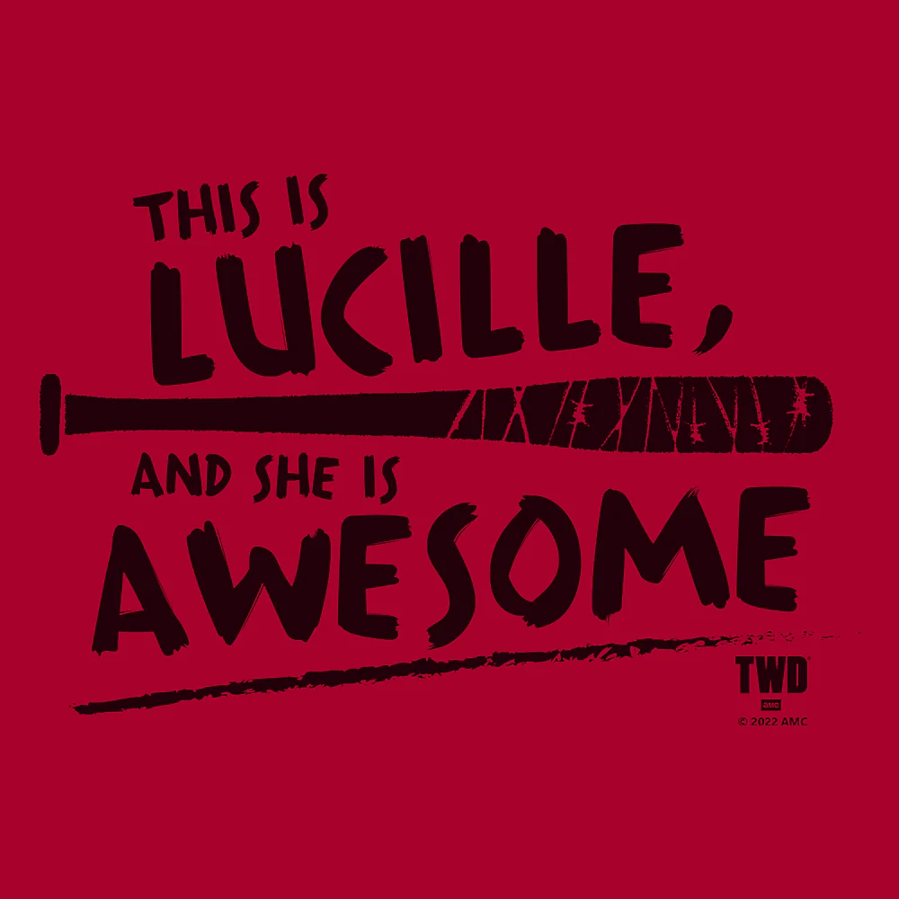 The Walking Dead Lucille Is Awesome Women's Short Sleeve T-Shirt - Image 2