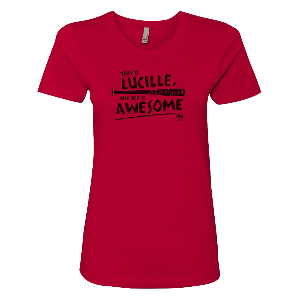 The Walking Dead Lucille Is Awesome Women's Short Sleeve T-Shirt - Image 3