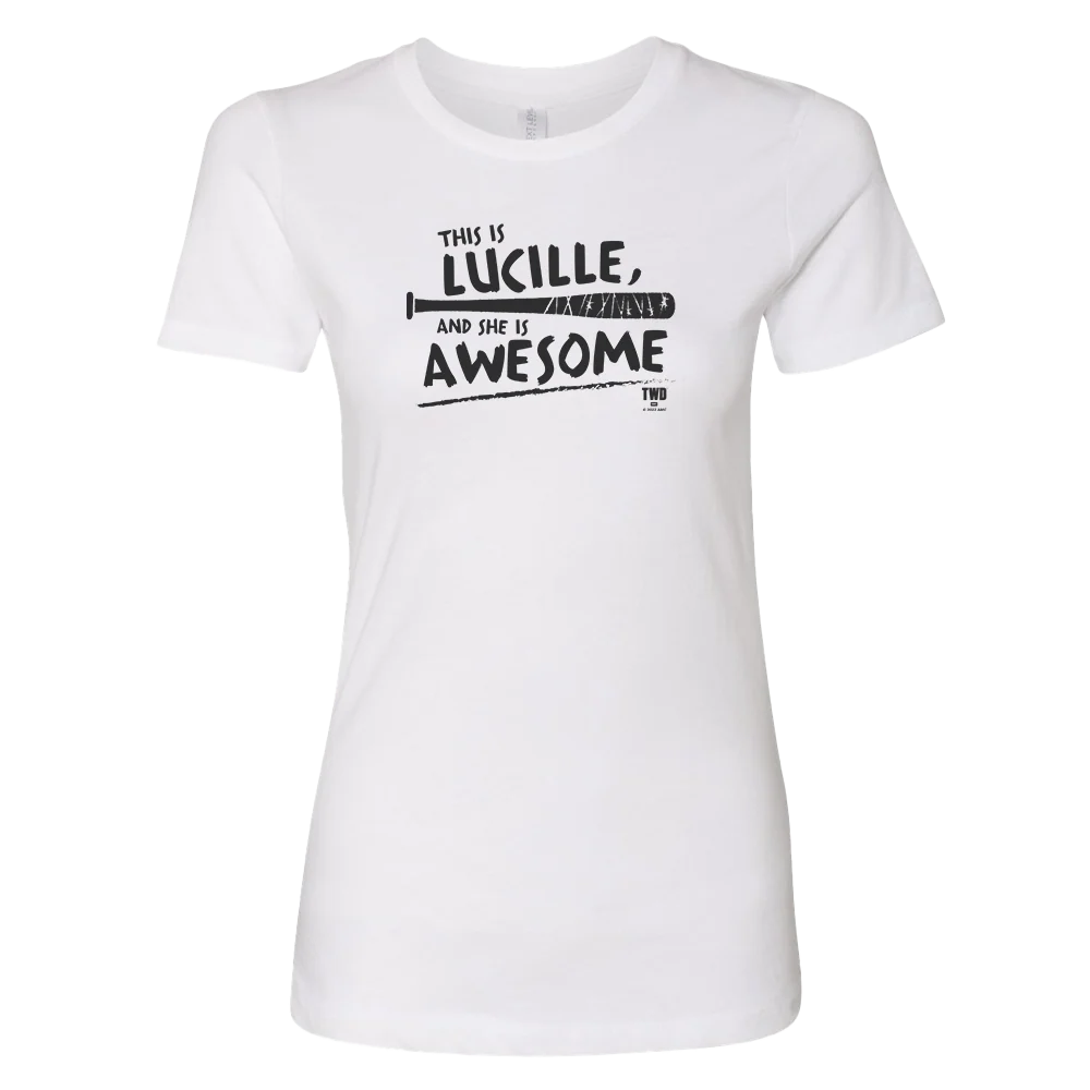 The Walking Dead Lucille Is Awesome Women's Short Sleeve T-Shirt - Image 4