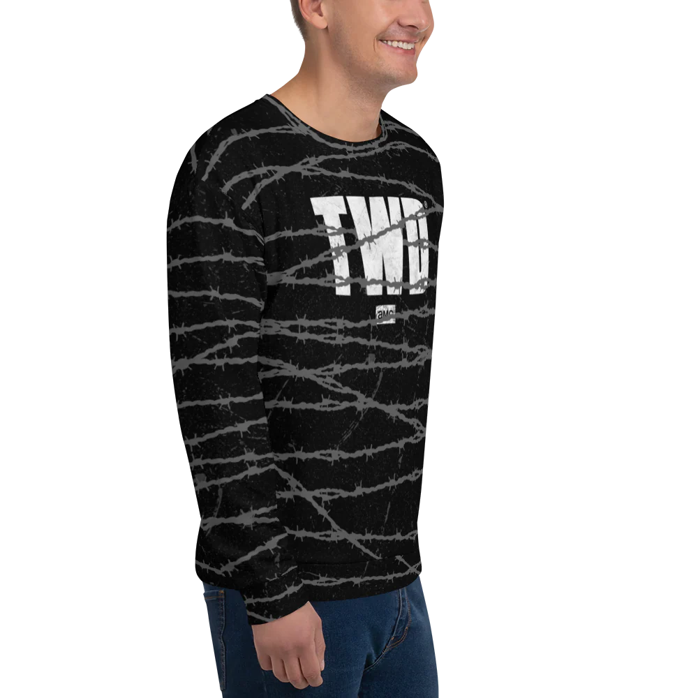 The Walking Dead Lucille Unisex Crew Neck Sweatshirt - Image 4